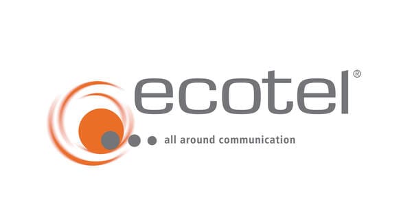 ecotel Logo, Anbieter für Glasfaser für Geschäftskunden