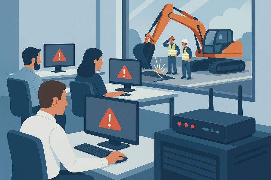 Internet Ausfall im Unternehmen durch physische Schäden