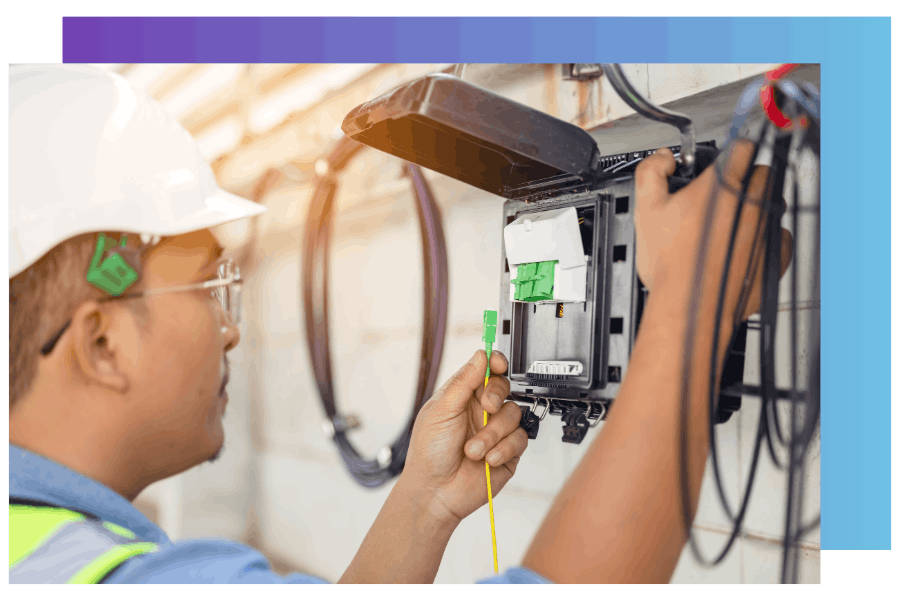 Business Glasfaser bis ins unternehmen, glasfaserausbau unternehmen